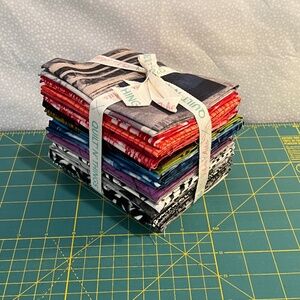 Quilting cotton - fat quarter bundle of Treasure Hunt by Marcia Derse